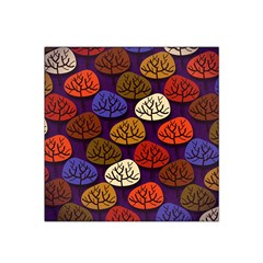 Colorful Trees Background Pattern Satin Bandana Scarf by BangZart