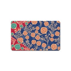 Floral Seamless Pattern Vector Texture Magnet (name Card) by BangZart