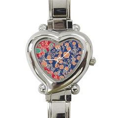 Floral Seamless Pattern Vector Texture Heart Italian Charm Watch by BangZart