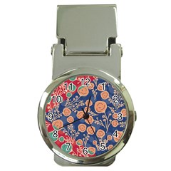 Floral Seamless Pattern Vector Texture Money Clip Watches by BangZart