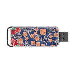 Floral Seamless Pattern Vector Texture Portable Usb Flash (one Side) by BangZart