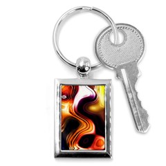 Colourful Abstract Background Design Key Chains (rectangle)  by BangZart