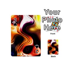 Colourful Abstract Background Design Playing Cards 54 (mini)  by BangZart