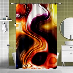 Colourful Abstract Background Design Shower Curtain 48  X 72  (small)  by BangZart