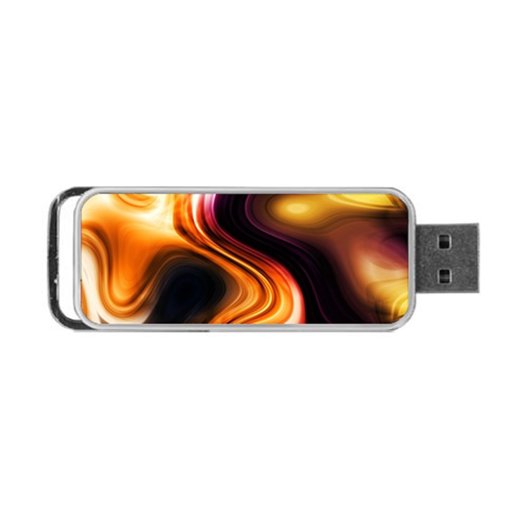 Colourful Abstract Background Design Portable USB Flash (One Side)