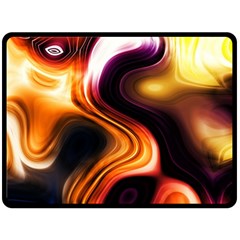 Colourful Abstract Background Design Double Sided Fleece Blanket (large)  by BangZart