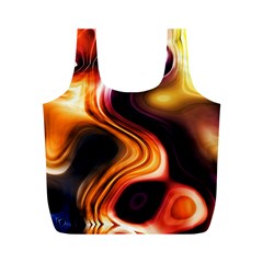 Colourful Abstract Background Design Full Print Recycle Bags (m)  by BangZart