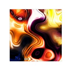 Colourful Abstract Background Design Small Satin Scarf (square) by BangZart