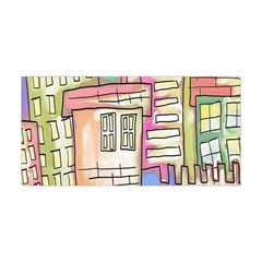 A Village Drawn In A Doodle Style Yoga Headband by BangZart