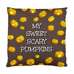 Hallowen My Sweet Scary Pumkins Standard Cushion Case (two Sides) by BangZart