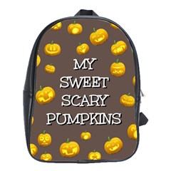 Hallowen My Sweet Scary Pumkins School Bags(large)  by BangZart