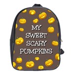 Hallowen My Sweet Scary Pumkins School Bags(Large)  Front