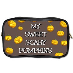 Hallowen My Sweet Scary Pumkins Toiletries Bags by BangZart