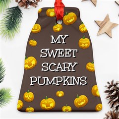 Hallowen My Sweet Scary Pumkins Bell Ornament (two Sides) by BangZart