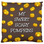 Hallowen My Sweet Scary Pumkins Large Cushion Case (One Side) Front