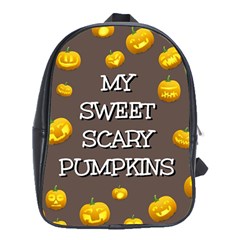 Hallowen My Sweet Scary Pumkins School Bags (xl)  by BangZart