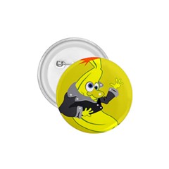 Funny Cartoon Punk Banana Illustration 1 75  Buttons by BangZart