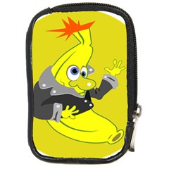 Funny Cartoon Punk Banana Illustration Compact Camera Cases by BangZart