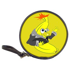 Funny Cartoon Punk Banana Illustration Classic 20-cd Wallets by BangZart