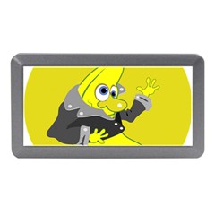 Funny Cartoon Punk Banana Illustration Memory Card Reader (mini) by BangZart