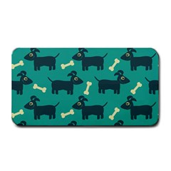 Happy Dogs Animals Pattern Medium Bar Mats by BangZart