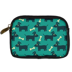 Happy Dogs Animals Pattern Digital Camera Cases by BangZart