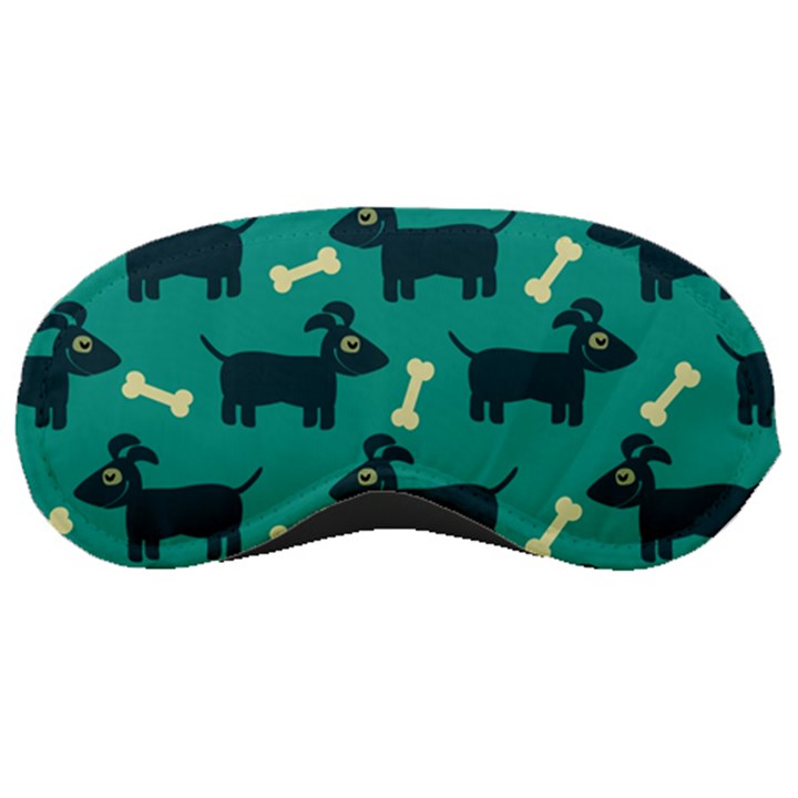 Happy Dogs Animals Pattern Sleeping Masks