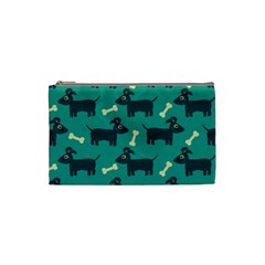 Happy Dogs Animals Pattern Cosmetic Bag (small)  by BangZart