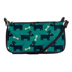 Happy Dogs Animals Pattern Shoulder Clutch Bags