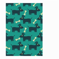 Happy Dogs Animals Pattern Small Garden Flag (two Sides)