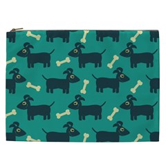 Happy Dogs Animals Pattern Cosmetic Bag (xxl)  by BangZart