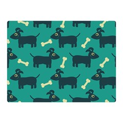 Happy Dogs Animals Pattern Double Sided Flano Blanket (mini)  by BangZart