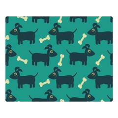 Happy Dogs Animals Pattern Double Sided Flano Blanket (large)  by BangZart