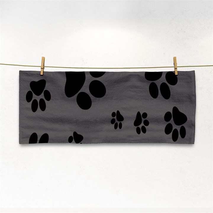 Dog Foodprint Paw Prints Seamless Background And Pattern Cosmetic Storage Cases