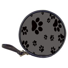 Dog Foodprint Paw Prints Seamless Background And Pattern Classic 20-cd Wallets by BangZart