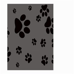 Dog Foodprint Paw Prints Seamless Background And Pattern Small Garden Flag (two Sides) by BangZart