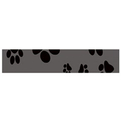 Dog Foodprint Paw Prints Seamless Background And Pattern Flano Scarf (small) by BangZart