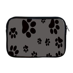 Dog Foodprint Paw Prints Seamless Background And Pattern Apple Macbook Pro 17  Zipper Case by BangZart