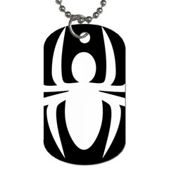 White Spider Dog Tag (one Side) by BangZart