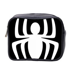 White Spider Mini Toiletries Bag 2-side by BangZart