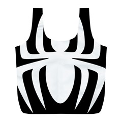 White Spider Full Print Recycle Bags (l)  by BangZart