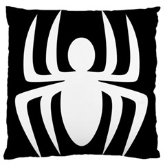 White Spider Large Flano Cushion Case (one Side) by BangZart