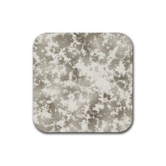 Wall Rock Pattern Structure Dirty Rubber Coaster (square)  by BangZart