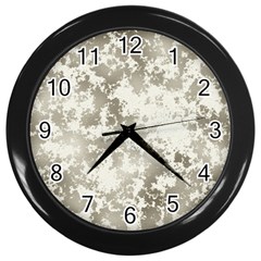 Wall Rock Pattern Structure Dirty Wall Clocks (black) by BangZart