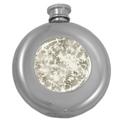 Wall Rock Pattern Structure Dirty Round Hip Flask (5 Oz) by BangZart