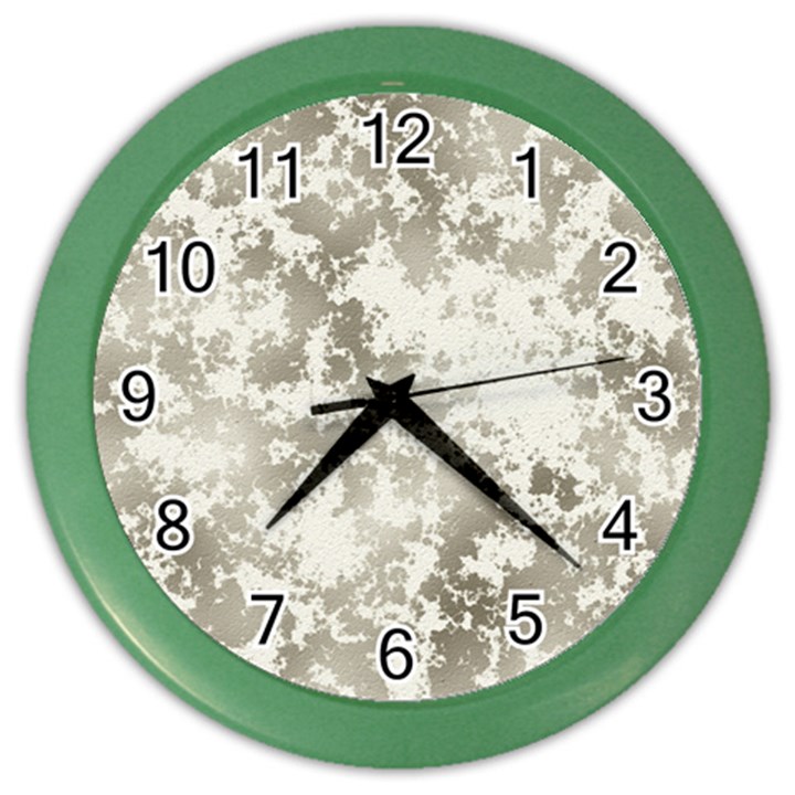 Wall Rock Pattern Structure Dirty Color Wall Clocks