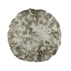 Wall Rock Pattern Structure Dirty Standard 15  Premium Flano Round Cushions by BangZart