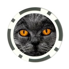 Cat Eyes Background Image Hypnosis Poker Chip Card Guard by BangZart