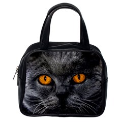 Cat Eyes Background Image Hypnosis Classic Handbags (one Side) by BangZart