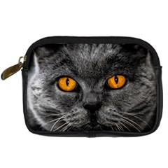 Cat Eyes Background Image Hypnosis Digital Camera Cases by BangZart